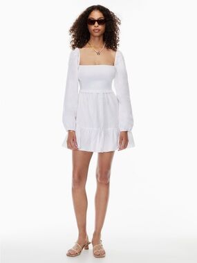 Wilfred Tempest Linen Mini Dress